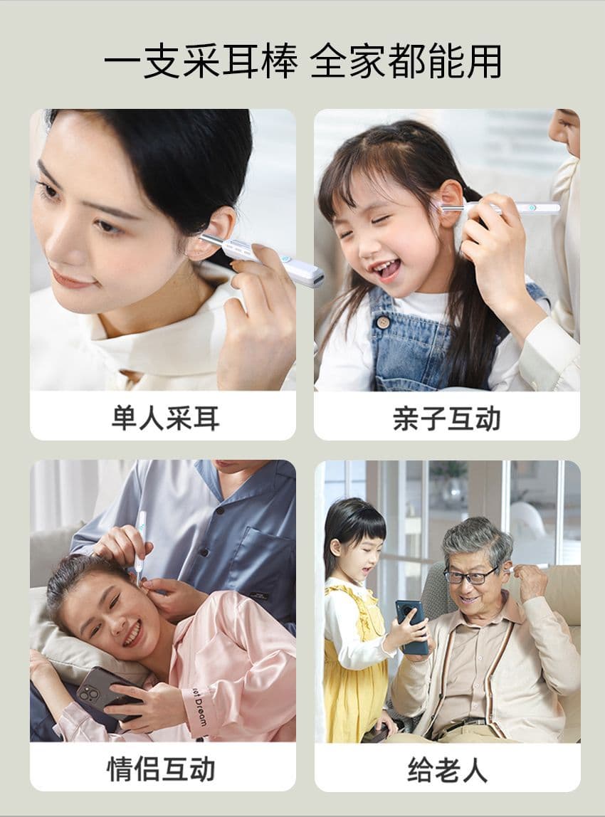 Otoscope Numérique HD avec Caméra – Inspection et Nettoyage des Oreilles